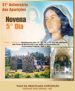 Novena em honra a Nossa Senhora de Piedade - 5° Dia
