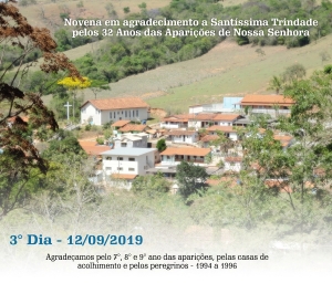 3° Dia - Novena em agradecimento a Santíssima Trindade pelos 32 Anos das Aparições