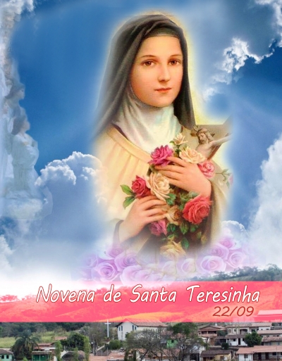 Convite para a Novena de Santa Terezinha