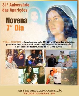 Novena em honra a Nossa Senhora de Piedade - 7º Dia
