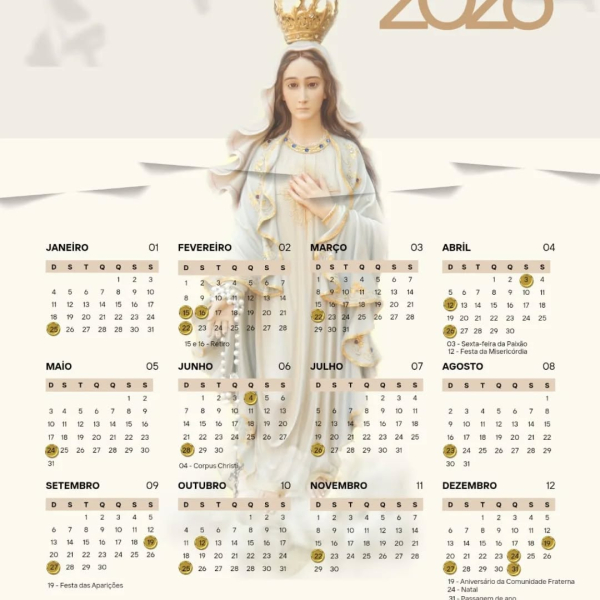 Aparições e Mensagens de Nossa Senhora - 2026