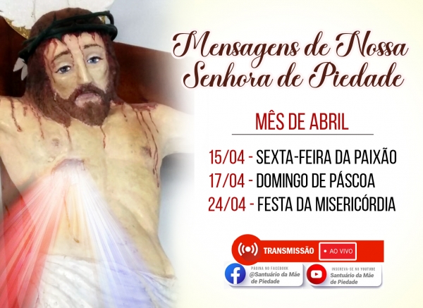 Mensagens de Nossa Senhora no Mês de Abril